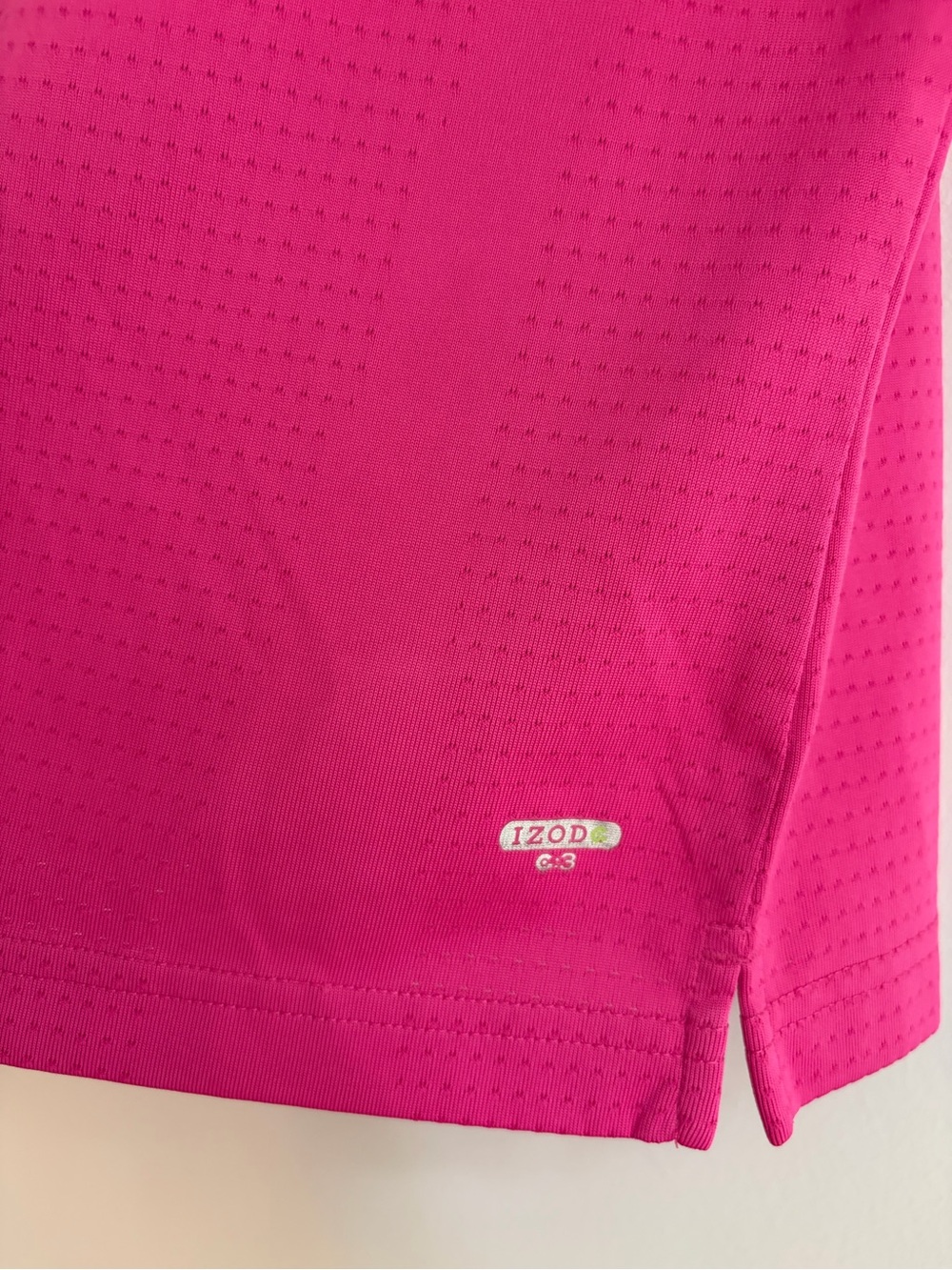 Izod ZoneFX Women's Pink Sleeveless Knit Polo Shirt Size M - Picture 4 of 6